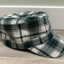 Michigan State Spartans MSU Green White Plaid Cadet Hat Cap Fitted Size S/M Photo 2