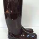 Kamik Womens 10 Ellie Rubber Wellington Rain Boots - Tall, Chocolate, Waterproof, Pull On Photo 1