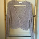 Oak + Fort  Purple Acrylic Cardigan size small Photo 0