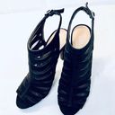 Cathy Jean Strappy Ankle Strap Black Heel Shoe sz 6 Photo 4