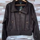 Ralph Lauren  French Terry Coated Jacket Black NWT medium Photo 0