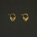 18K Gold Plated Love Heart Hoop Earrings for Women Photo 0