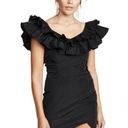 Alexis  Benicia Sheath in Black XLarge Womens Ruffle Cocktail Mini Photo 10