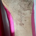 Manolo Blahnik  Raspberry Dark Pink Satin Ballet Flats Size EU 35.5 Photo 11