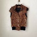 BCBGMAXAZRIA  leopard quilted puffer vest▪️size S Photo 3