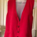 Rafaella Vintage Button Up Down Red Cardigan (Size XL)  Photo 0