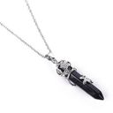 Onyx  Natural Stone Point Chakra‎ Healing Gemstone Pendulum Pendant Neckla… Photo 0