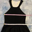 Parker  Black Off White Color Block Fit & Flare Cut Out Mini Dress Small Photo 8