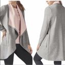 Fabletics  Grey/Pink Fleece Sweater Jacket Photo 1