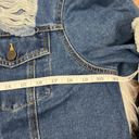Boom Boom Jeans  Medium Wash Destroyed Trucker Style Denim Jacket XL Photo 9