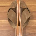 Ariat  Unbridled Soft Cognac Suede Leather Ava Sandal Flats Size 6.5M Photo 8