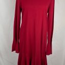 Theory  Candy Apple Red Ruffled Party Date Night Dress NWOT Size 4 Photo 2