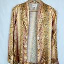 Beach Riot  Stretch Blazer Jacket Women's XS Snake Print Long Sleeve Polyester Photo 0