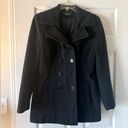 Jones New York  Dark Gray/Charcoal Pea Coat Photo 0