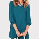 Lulus Dark Teal Mini Shift Dress Medium Photo 1