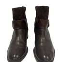 Brighton  Johnny Women’s  Brown Woven Leather Booties Size 10 M Photo 2