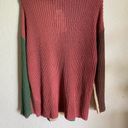 Band of Gypsies  Rosa Color Block Sweater Size S Photo 4