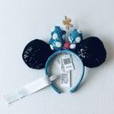 Disney  Minnie Mouse Sequined Ear Headband with Flower Photo 1