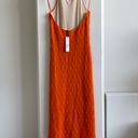 Alice + Olivia Jone Halter Neck Fitted Midi Dress in Sienna Size S Photo 4