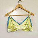 Parade Underwear Lemon Yellow Parade Silky Wirefree Triangle Bra Size 2XL EUC Photo 1