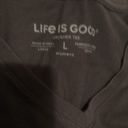 Life is Good v-neck top size extra large women Photo 4