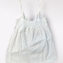 American Vintage  White Eyelet Lace Sweetheart Neck Tank Top Size S Photo 2