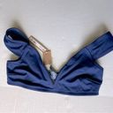 SKIMS NWT  Sculpting swim off shoulder top Midnight blue Small Photo 0