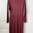 L'Agence NWT  Adley Long Sleeve Sweater Dress in Burgundy  size L Photo 5