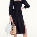 J.Crew  Linen Daydream Midi Dress Black Photo 2