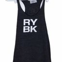 SOUL CYCLE RACERBACK TANK TOP RYBK DARK GRAY SHIRT WOMENS SIZE MEDIUM RETAIL $58 Photo 0