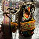 Farm Rio BEADED BANANA FLATFORM SANDAL Photo 4