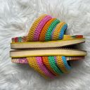 Farm Rio Colorful Toucan Crotchet Anatomic Sandals Photo 7