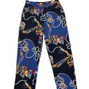 Ralph Lauren Vintage 90s Nautical Printed Sailing Pants Ankle High Rise 6 Petite Blue Gold Red Photo 1