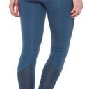 Pearl Izumi  Wander Blue Mesh Panel Mid Rise Athletic Leggings With Pockets Sz L Photo 1