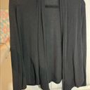 One Clothing  Solid Black Basic Staple Piece Cardigan Size Medium Photo 2