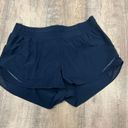 Lululemon navy high rise  hotty hot shorts 2.5” Photo 0