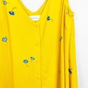 Popsugar  Yellow Floral‎ Button Front Dress Size Medium Photo 7