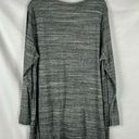 Ava & Viv  Gray Stripe Long Sleeve Crew Neck Tee Shirt 3X Photo 2