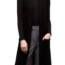 Aritzia  Wilfred Dunkirk Sweater Vest Womens S Black Open Shawl Duster Cardigan Photo 1