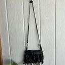 Small Black Fringe Purse Photo 1