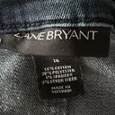 Lane Bryant  SZ 18 Ankle Jeans Stretch Pockets Zip-Fly Hi-Rise Whiskered Blue Photo 6