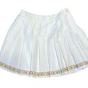 Lilly Pulitzer Rare Label  White Steff Godet Ladybug Pleated Tennis Skirt size 2 Photo 5