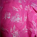 Ralph Lauren Vintage  Pink and White Floral Pajama Top Photo 3