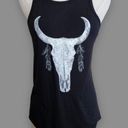 Grayson Threads Black Desert Skull Tank Top, Women's XS Photo 1