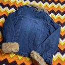 The Vintage Shop Vintage Penny Lane Fur Lined Denim Jacket Photo 1