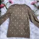 Krass&co New York  Brown Polka Dot Sweater Small Photo 7