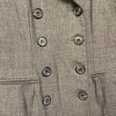 Hugo Buscati  Charcoal Grey Peacoat Blazer Jacket Size 4P GUC #0043 Photo 2