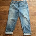 J.Crew  Vintage Straight Leg Mid Rise Rolled Cuff   Cropped Denim Jeans B18 Photo 1