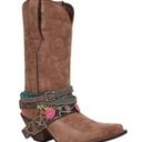 Durango  Women’s 10 Accessorized Western Cowgirl Boots Brown Bling Nashville New Photo 0