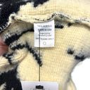 Rory Beca  Cream & Black Bird Print Sweater Knit Vest Size Small Photo 7